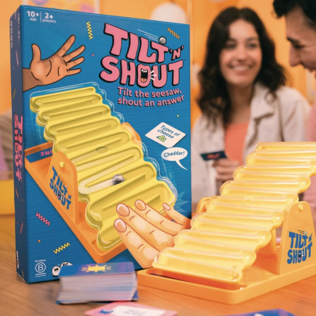 Tilt N Shout: Hysteriskt Roligt Familjespel
