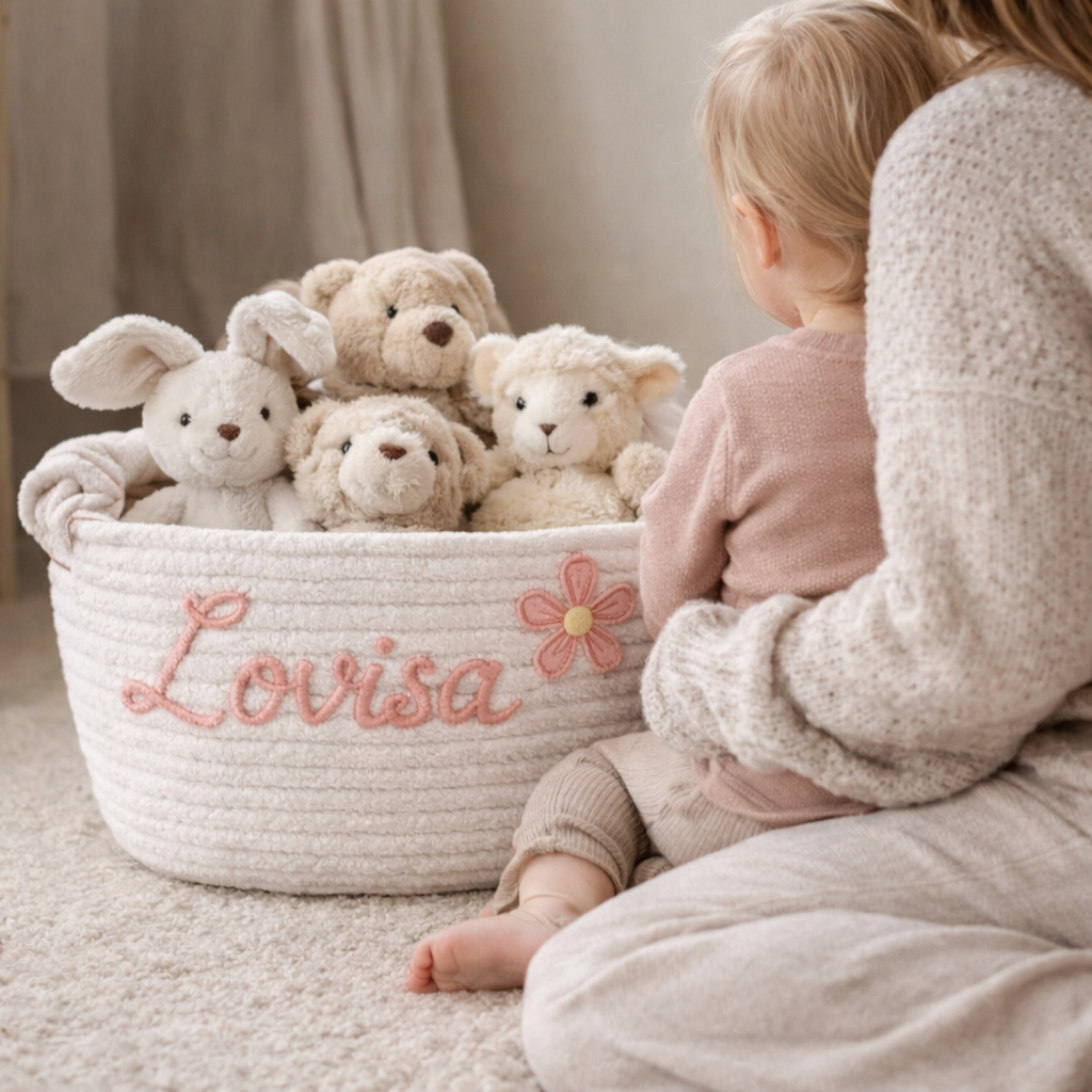 Personalised basket with name