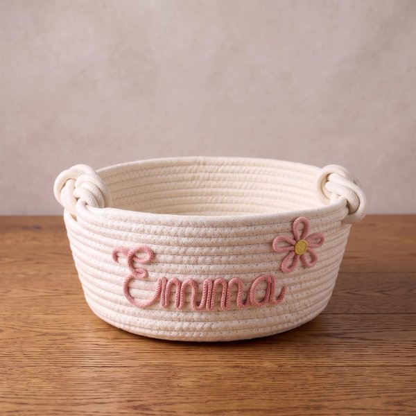 Personalised basket with name