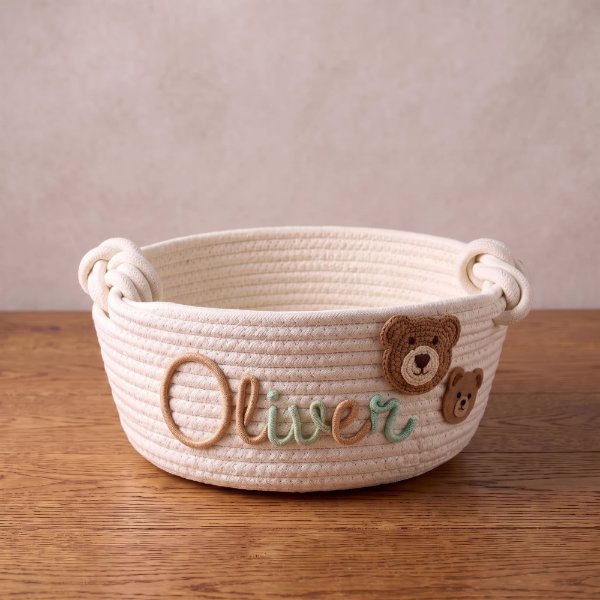 Personalised basket with name
